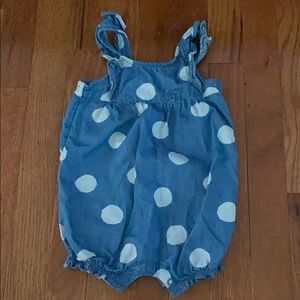 Carters polka dot romper